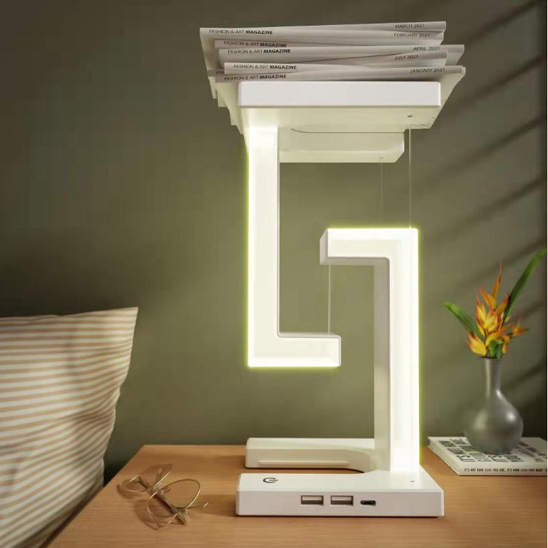 Wireless Charging Floating Table Lamp With Balance Light
