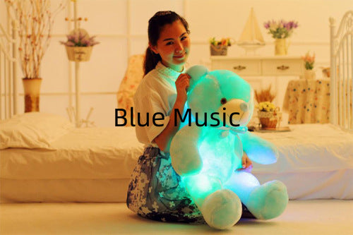 Light Up LED Teddy Bear Plush Toy with Colourful Glow