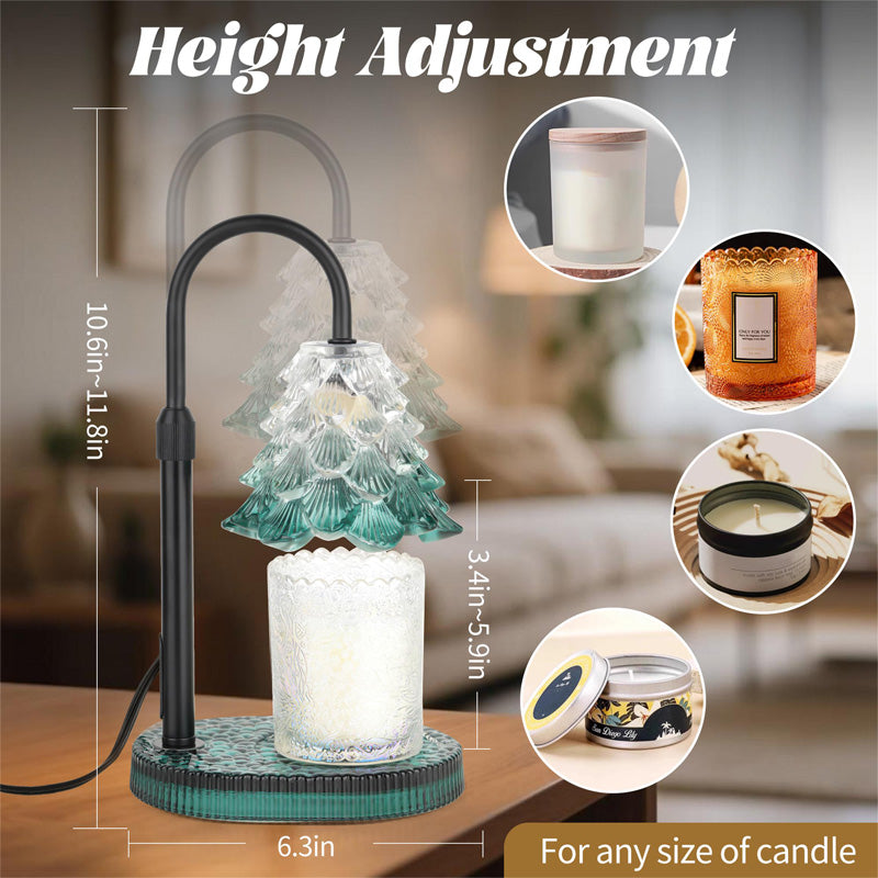 Candle Warmer Lamp With Timer and Dimmer, Adjustable Height