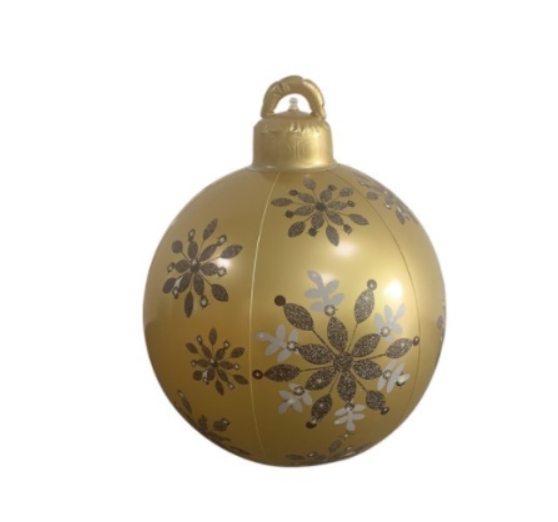 60cm Outdoor Inflatable Christmas Ornament Ball in PVC