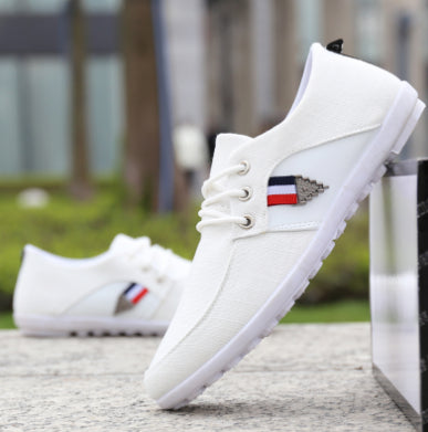 Men's Soft-Soled Canvas Shoes in Classic Cloth Style