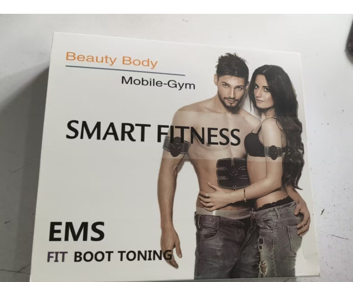 EMS Abs Trainer Stickers, Rechargeable Muscle Toning Pads for Home