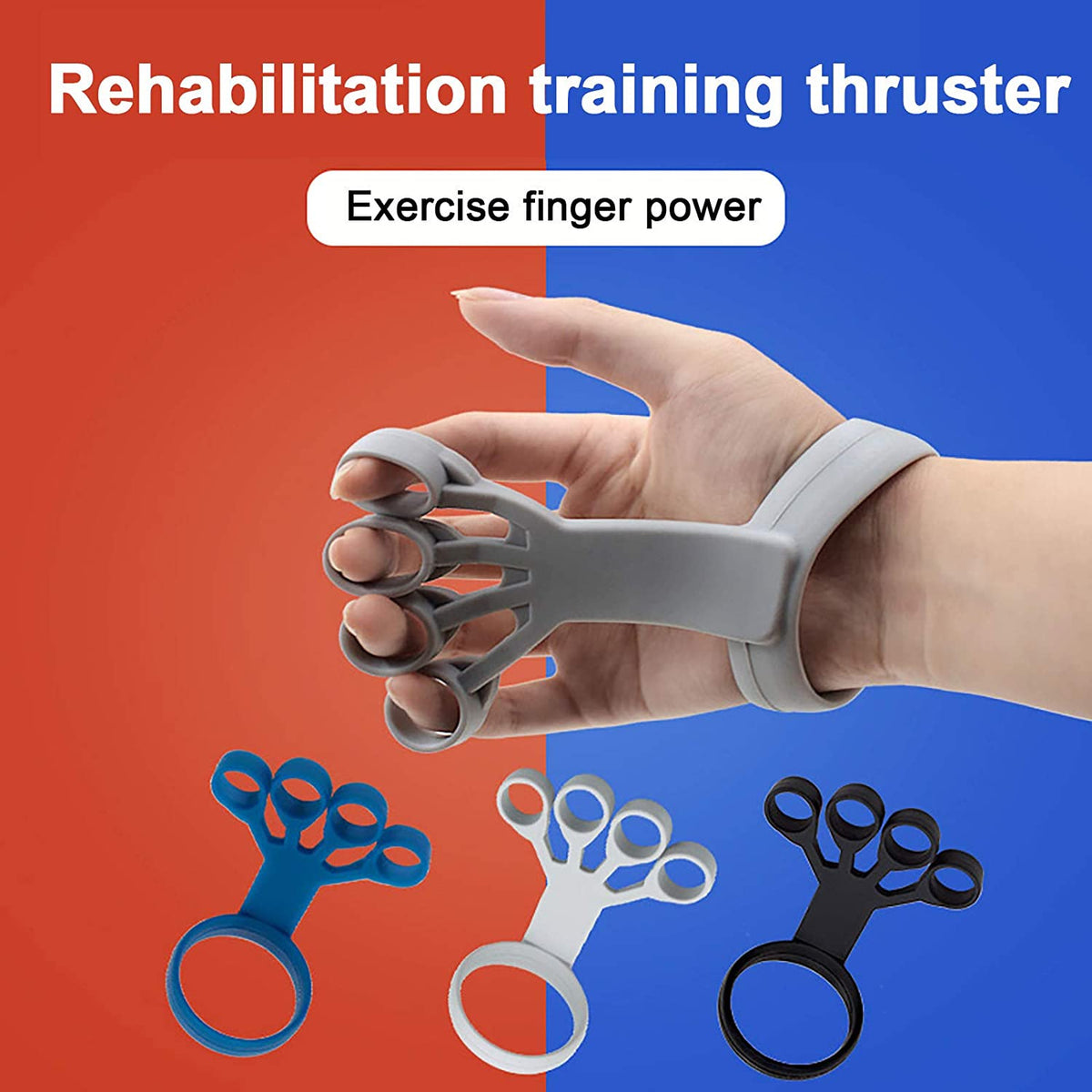 Silicone Finger Strengthening Grip Trainer For Hand Exercise
