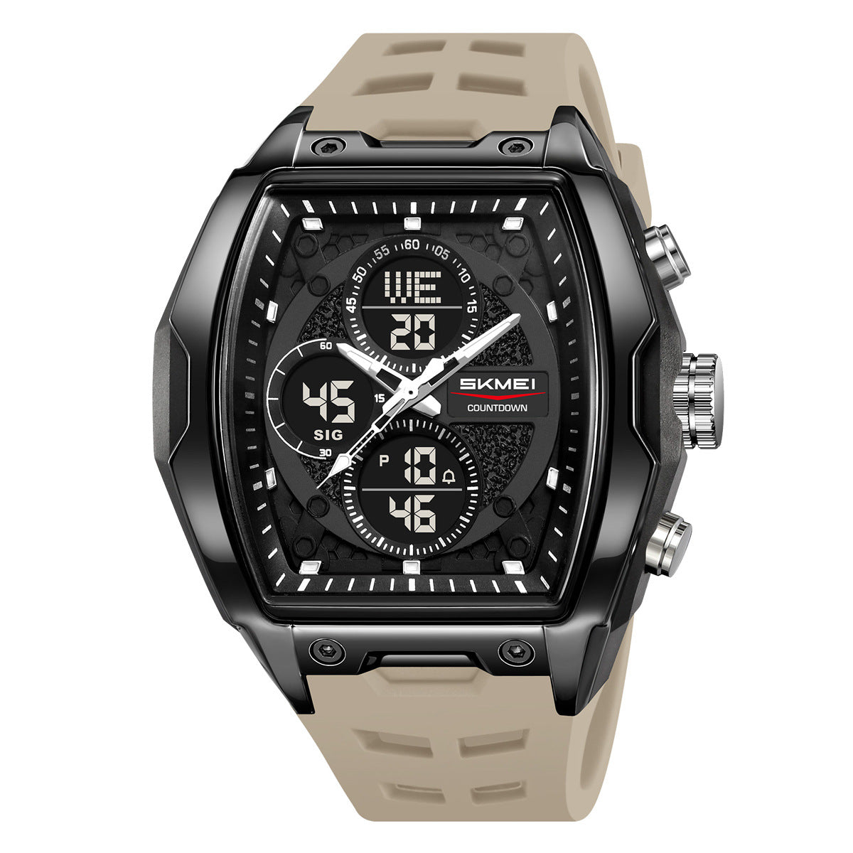 Multicolour Sports Digital Watch with Easy-Read Display for Everyday