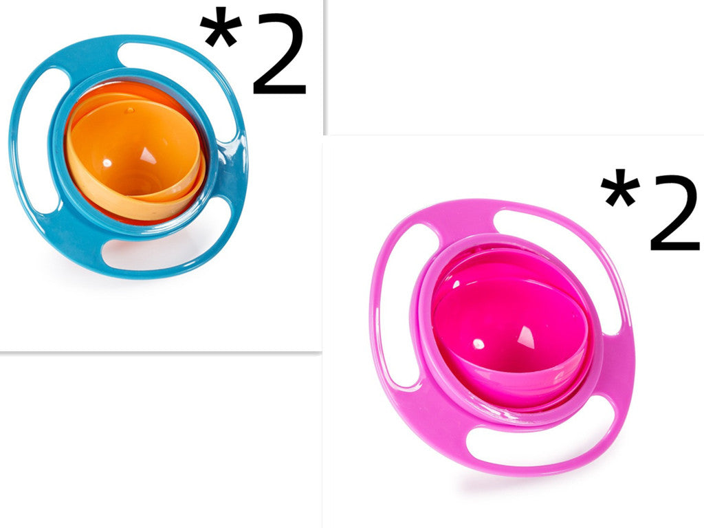 360 Rotating Spill-Proof Kids Bowl That Is Dishwasher Safe