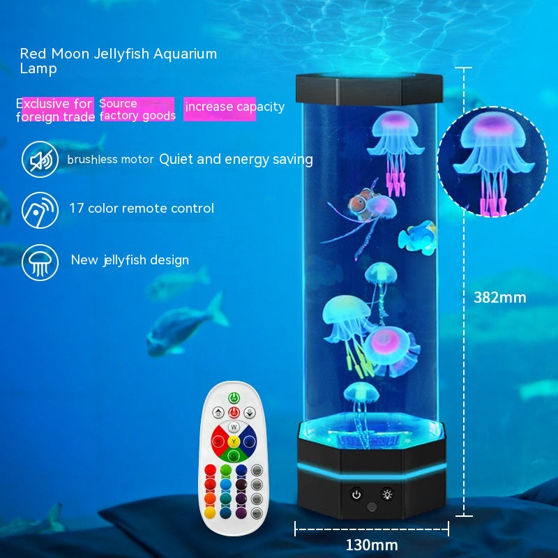 Jellyfish Lava Lamp With 17 Colours And Remote Control