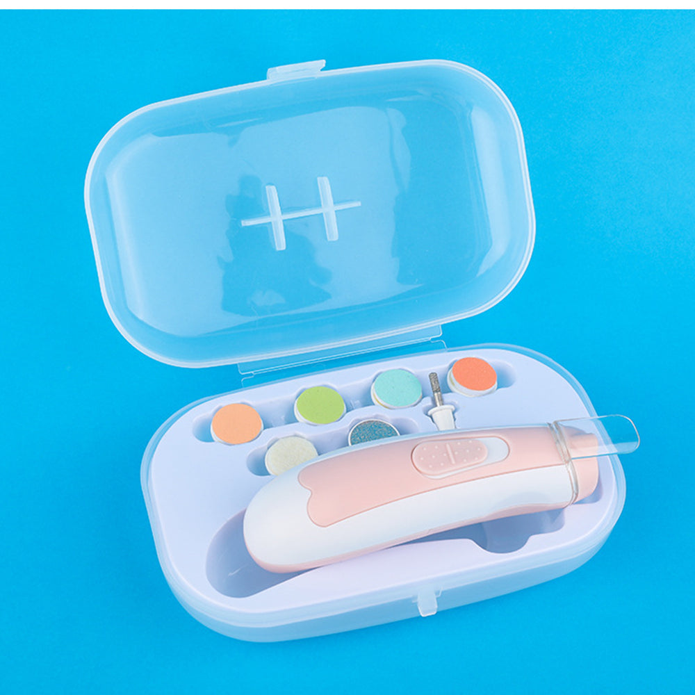 Electric Baby Nail Clipper Set, Anti-Pinch Newborn Nail Care Kit