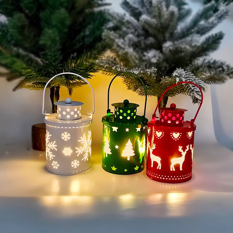 Christmas LED Candle Lanterns with Flameless Warm Glow