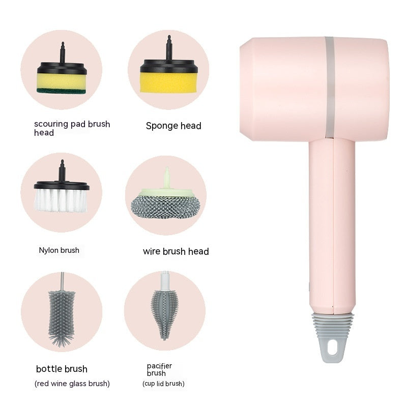 Cordless Electric Cleaning Brush For Dishes, Bathtub And Tiles