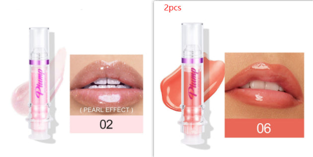 Glossy Tube Lip Gloss, Rich Colour Mirror Finish Liquid