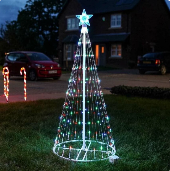 Multi Colour LED Animated Outdoor Christmas Tree Lights