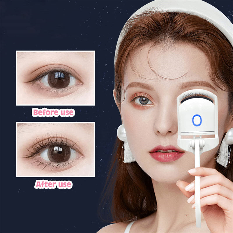 Rechargeable Heated Eyelash Curler, Temperature Control