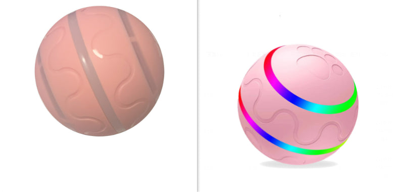 USB Rechargeable Smart Cat Ball Toy, Self-Rotating Interactive Play