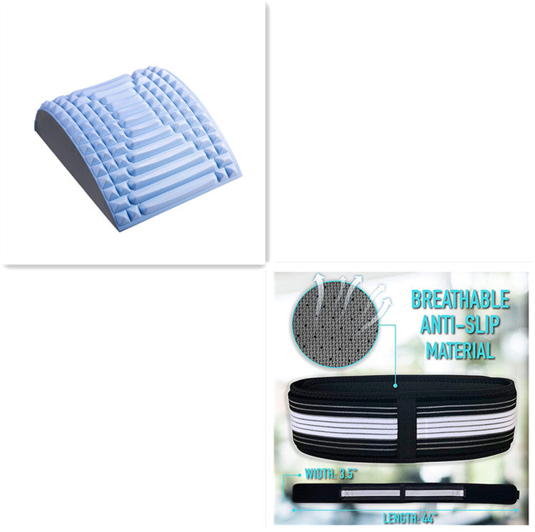 Back Stretcher Pillow For Neck And Lumbar Support At Home