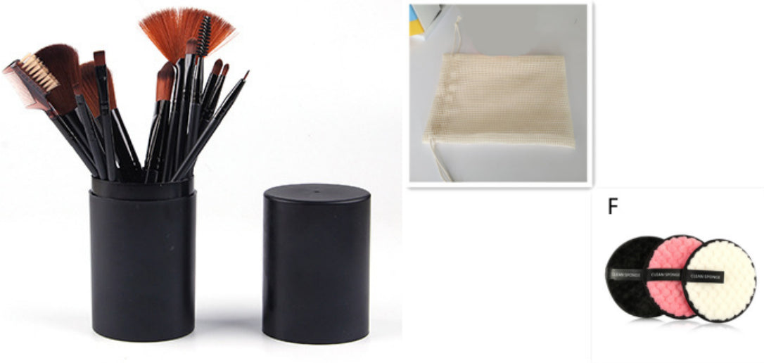 12-Piece Makeup Brush Set for Blush, Eyeshadow and Highlighter