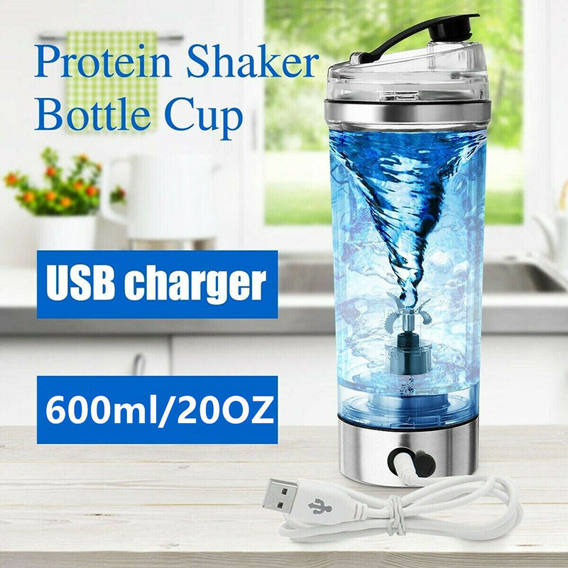 Electric Protein Shaker Bottle, USB Rechargeable Stirring Cup
