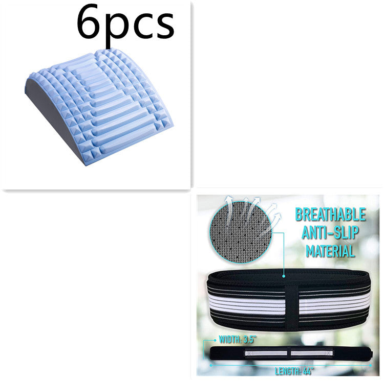 Back Stretcher Pillow For Neck And Lumbar Support At Home