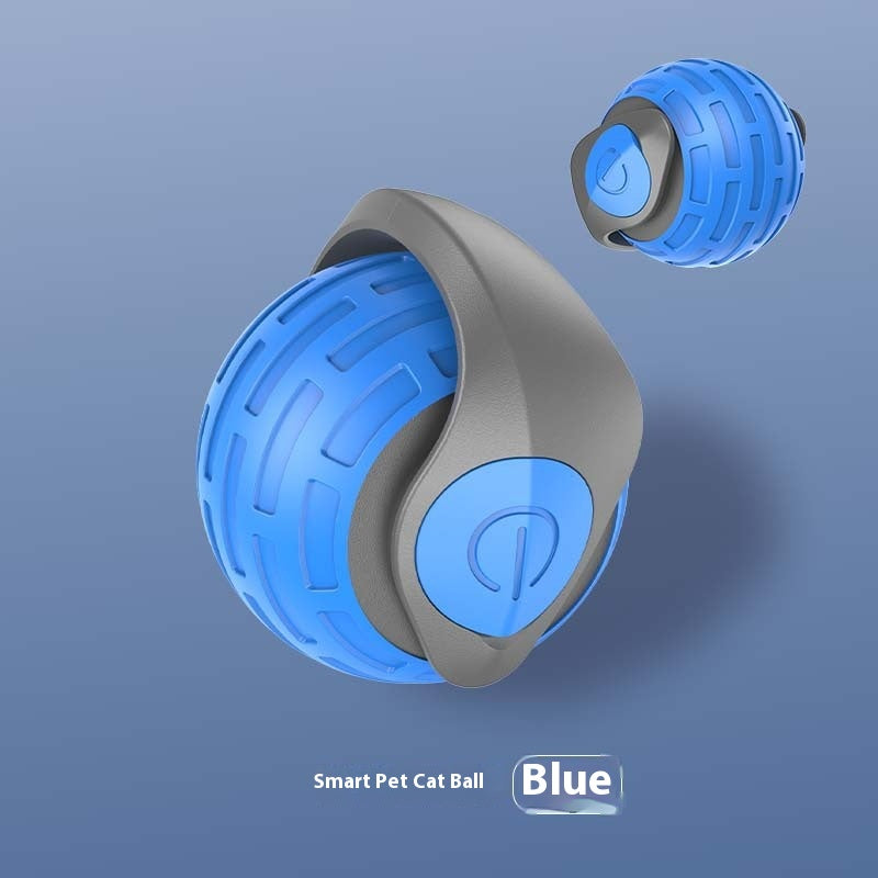 Interactive Electric Rolling Ball Cat Toy, USB Rechargeable