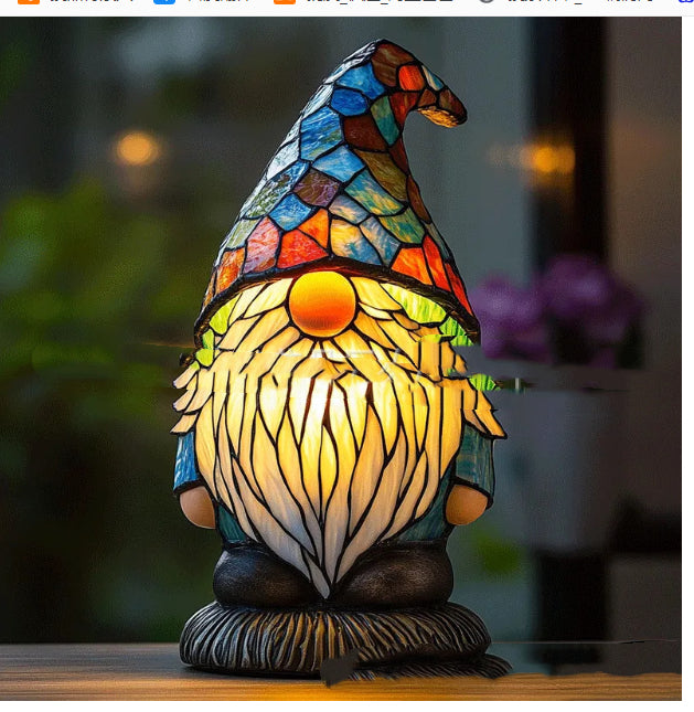 3D Animal Table Lamp With Colourful Light, Vintage Night Light