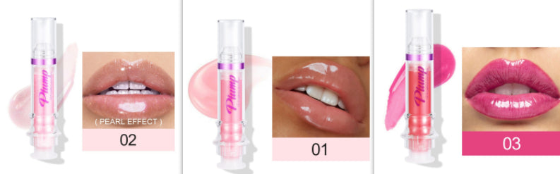 Glossy Tube Lip Gloss, Rich Colour Mirror Finish Liquid