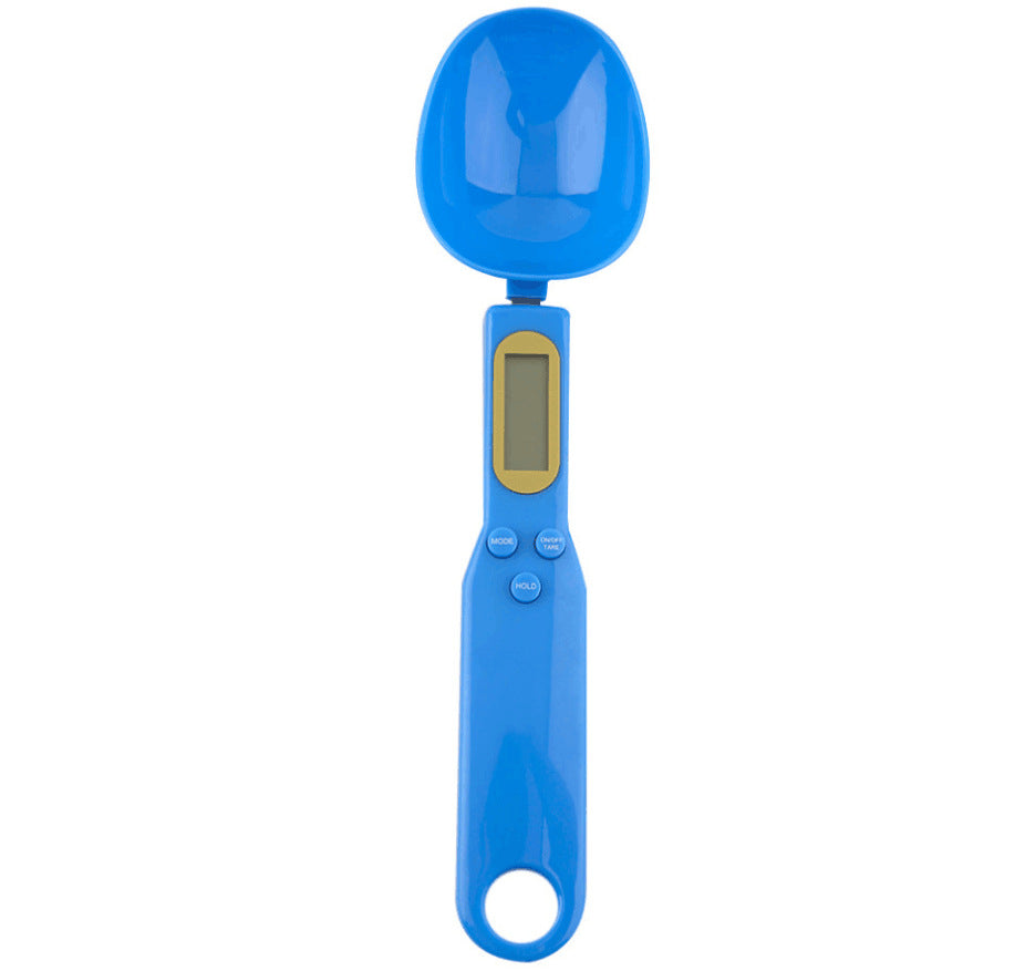 Compact Digital Kitchen Scale and Measuring Spoon, 500g
