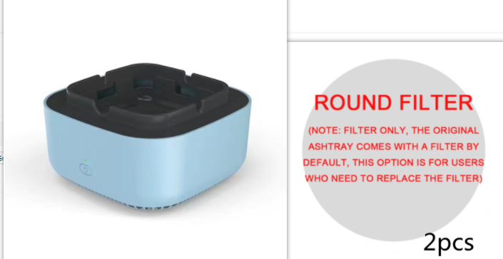Portable Car Ashtray With Anion Air Purifier And Automatic Open