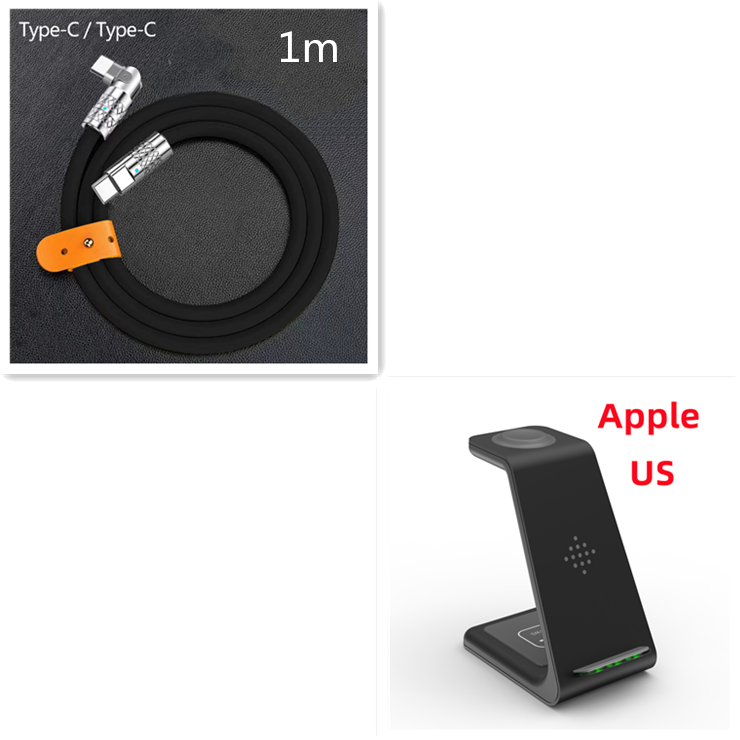 3-in-1 Wireless Charging Station Stand for Phones, Watch and Earbuds