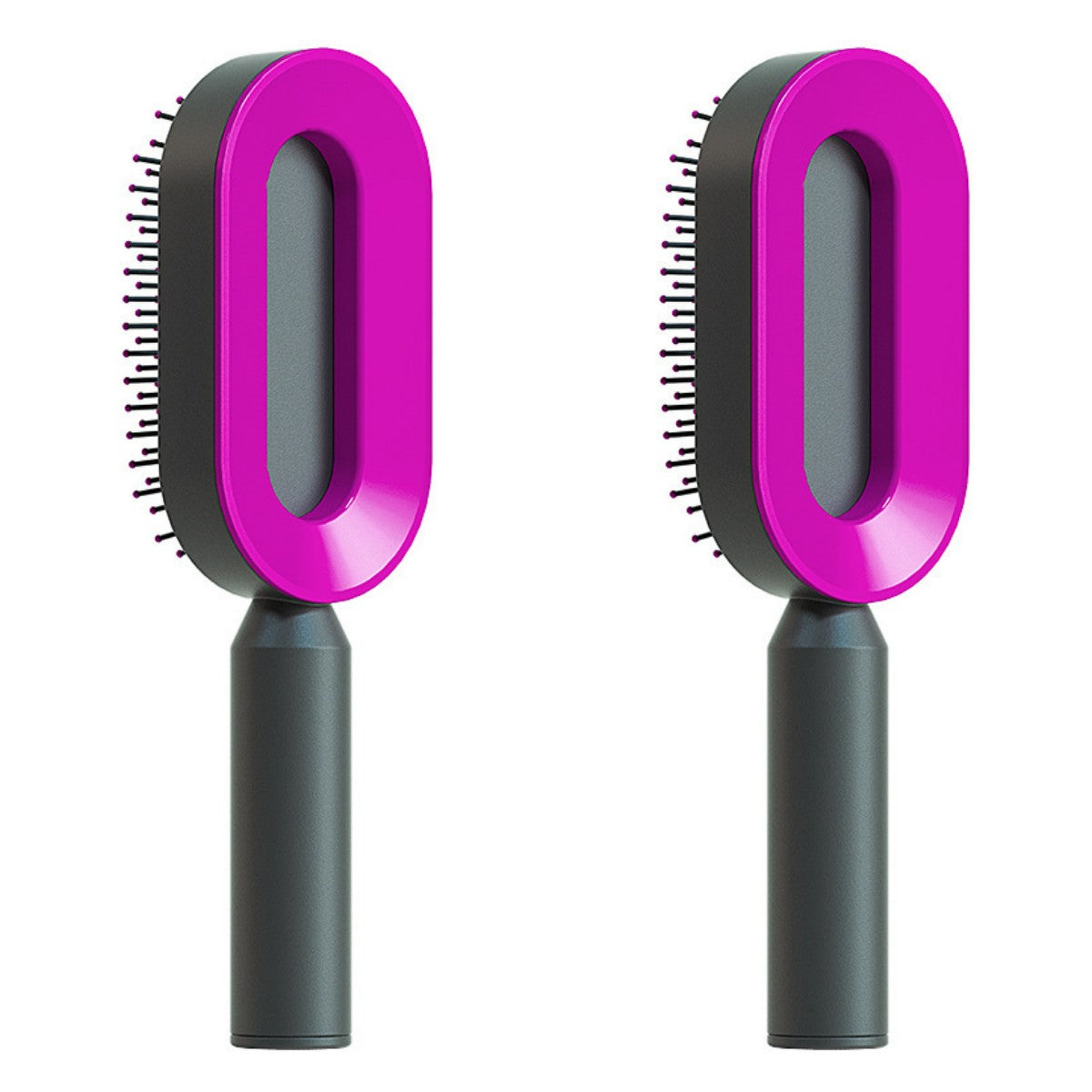 Self-Cleaning Airbag Hair Brush With Scalp Massage, Anti-Static
