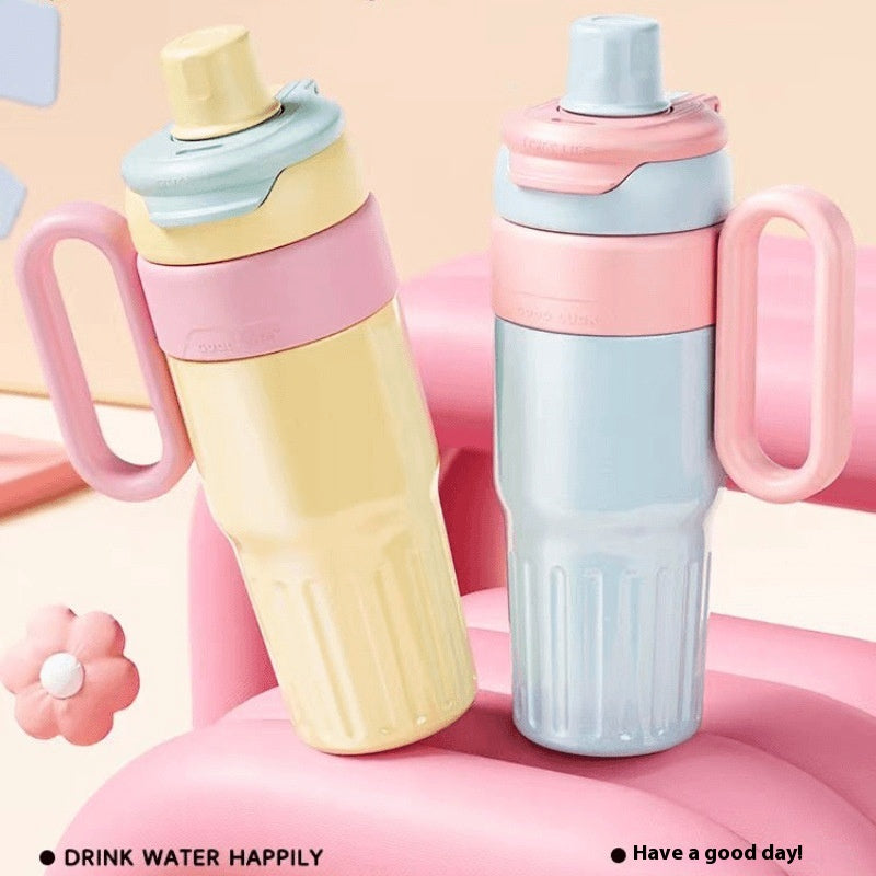 780ml Gradient Insulated Tumbler With Lid, Stainless Steel