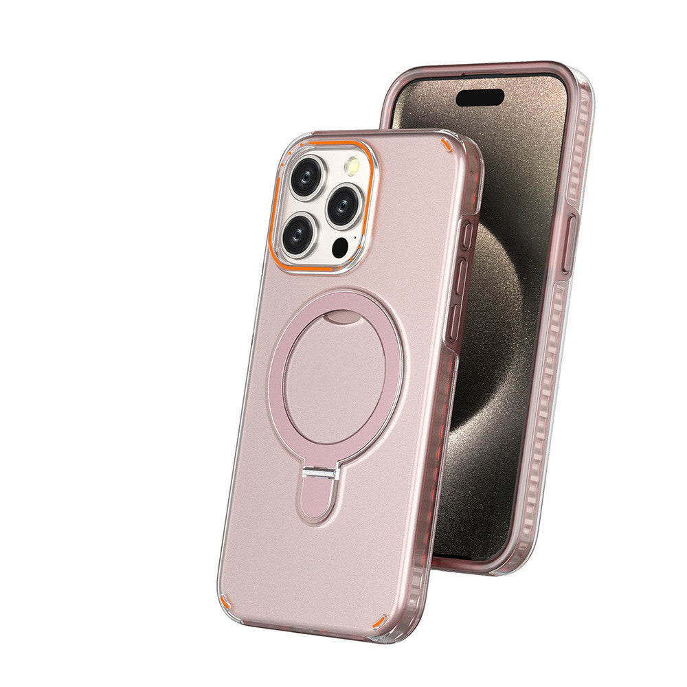 Colourful Magnetic Phone Case With Holder Stand And Strap Hole