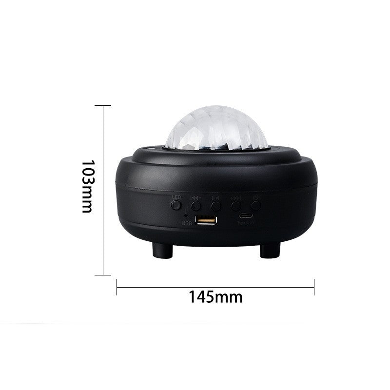 Galaxy Star Projector Bluetooth LED Night Light Rechargeable