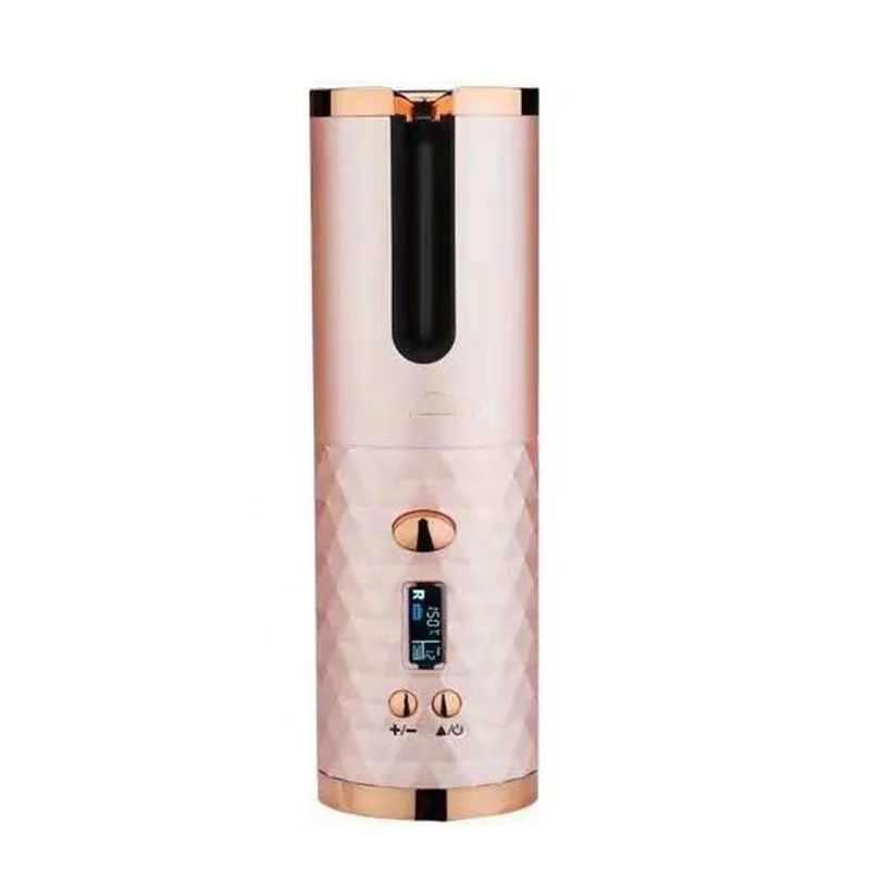 Cordless Automatic Hair Curler, Wireless Rotating Curling Iron