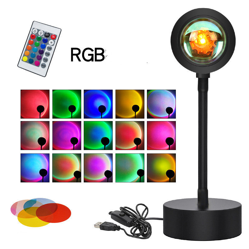 Sunset Projection Lamp Night Light for Wall Decoration, 20 Styles