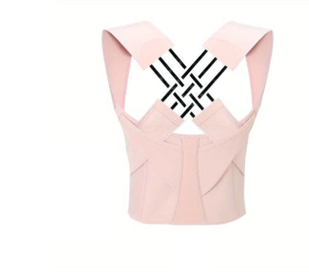 Unisex Chest Lift Posture Brace, Adjustable Back Support Strap