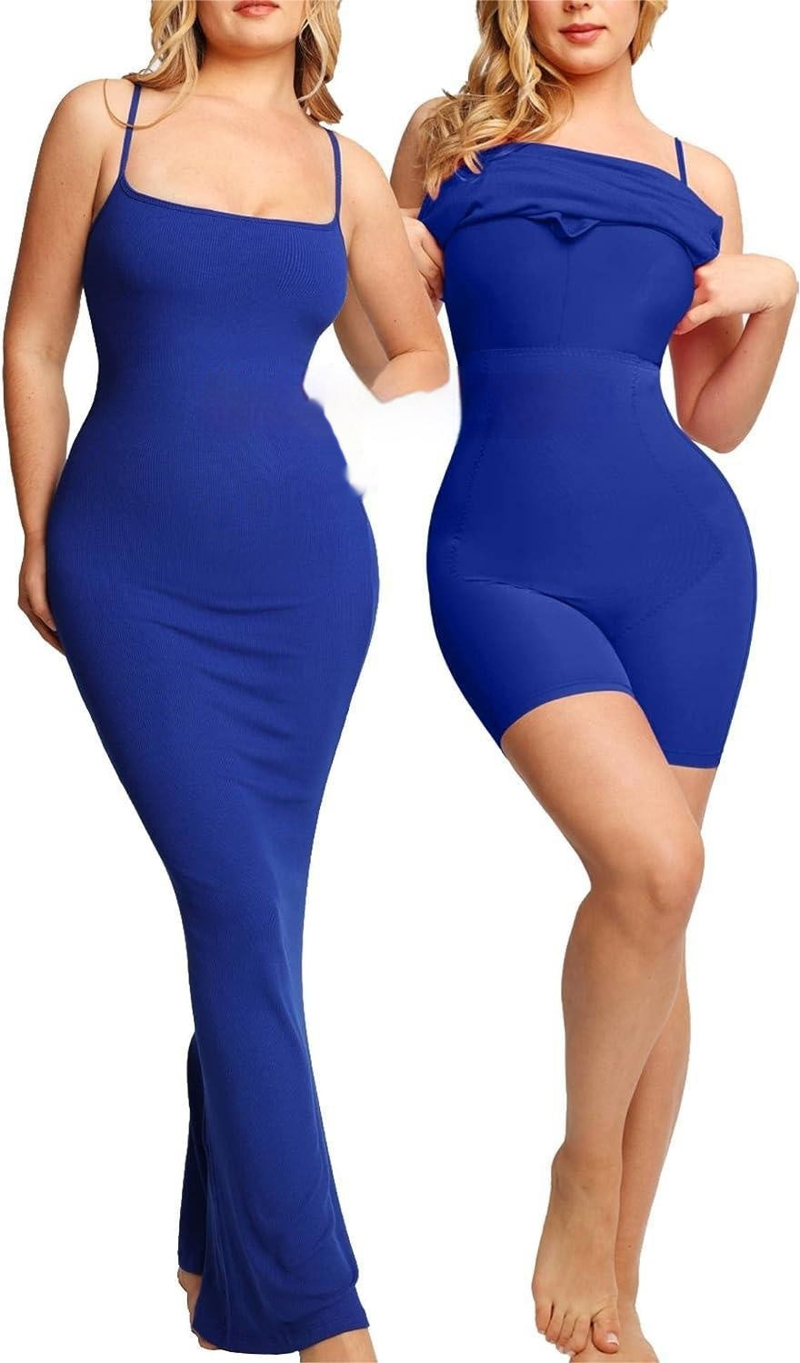 Women's Shapewear Jumpsuit Dress, Tummy Control Lift Corset Bodysuit