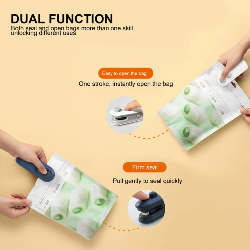 Handheld USB Mini Bag Sealer For Chip Bags and Snacks