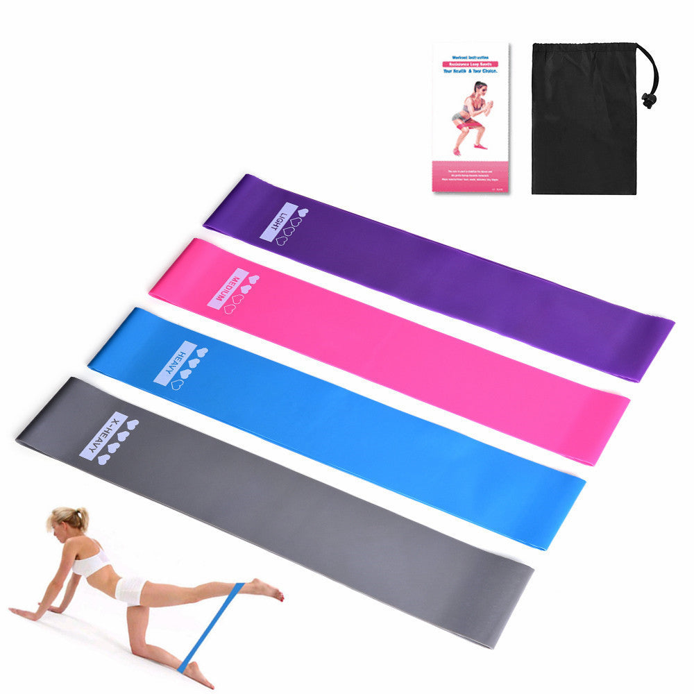 Elastic Resistance Bands for Booty, Legs and Full-Body Workouts