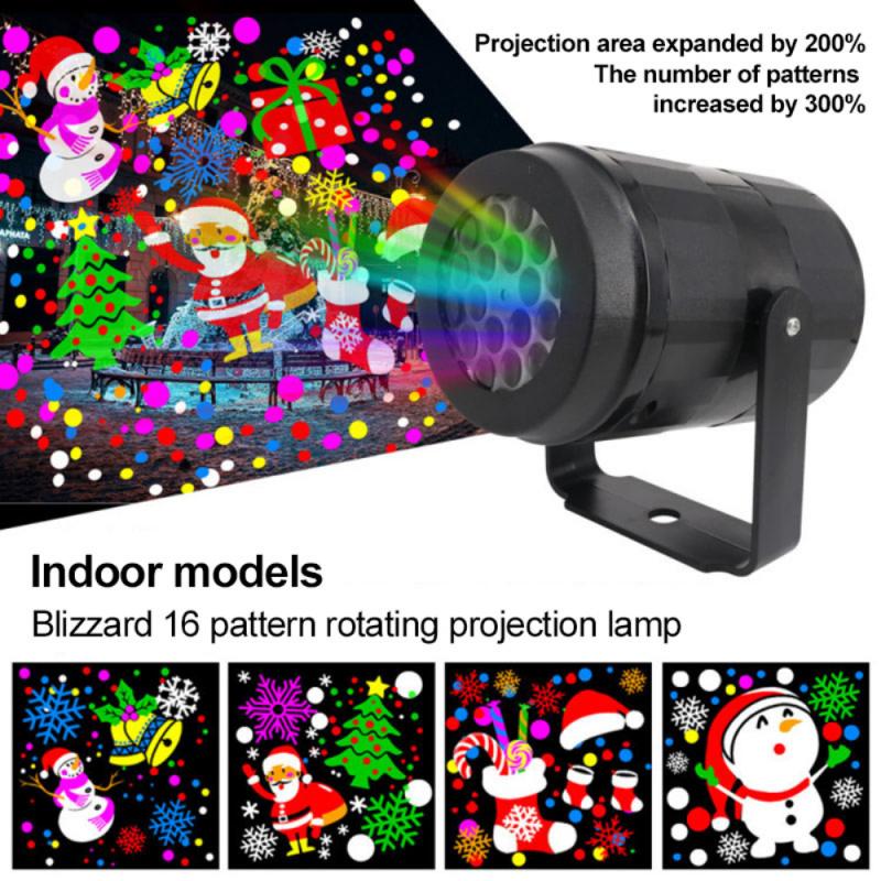 Christmas Snowflake Projector Light for Party Rooms and Stages