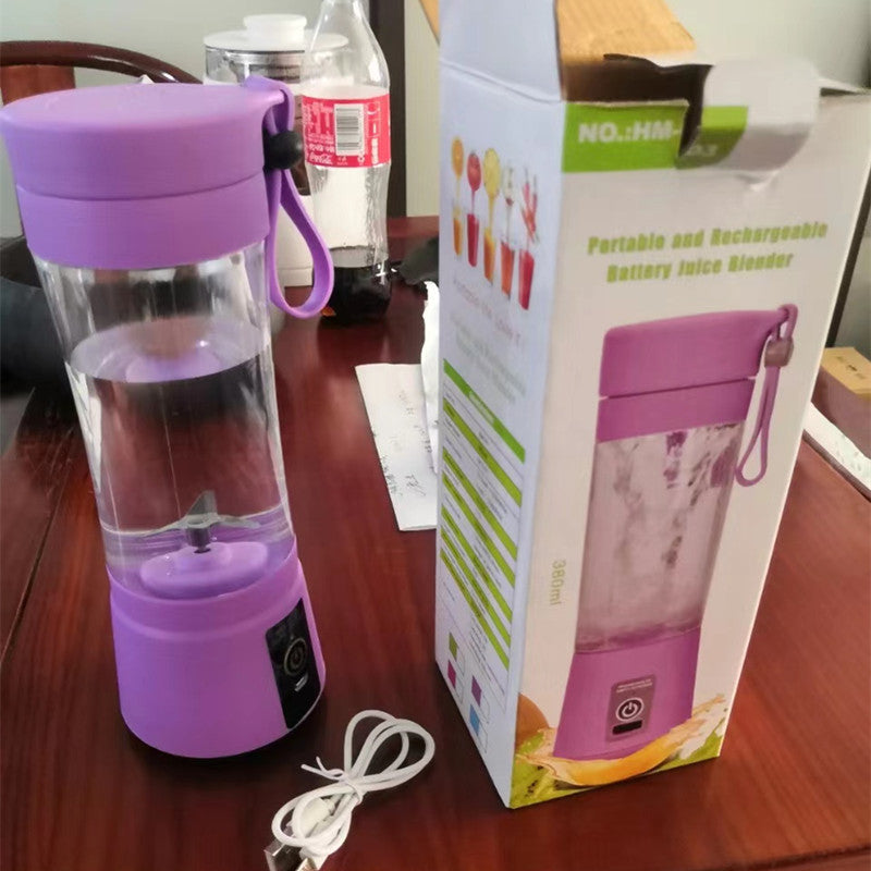 Portable USB Rechargeable Blender With Six Blades For Smoothies