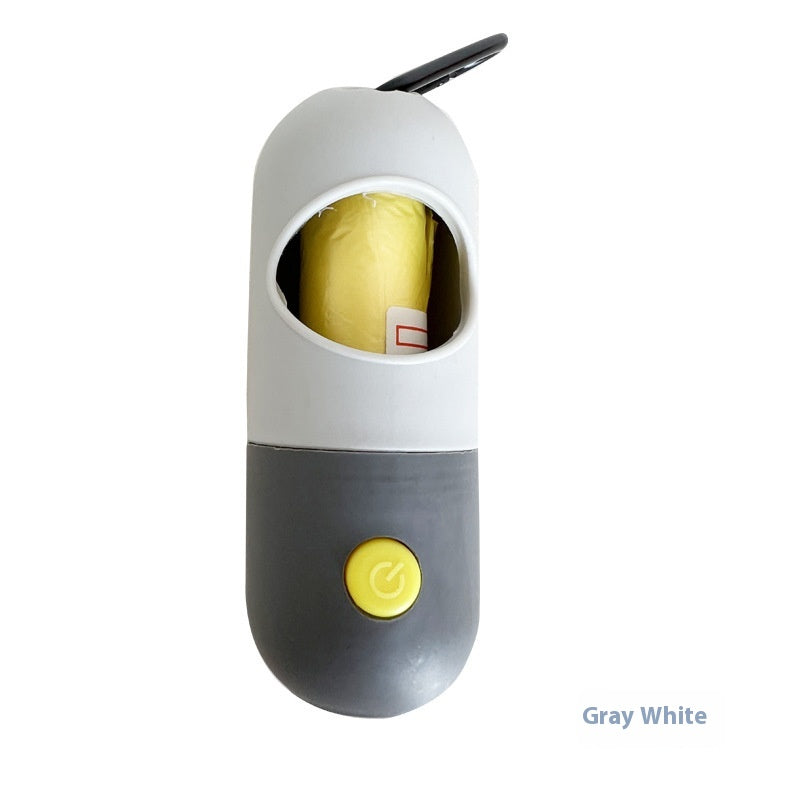 LED Light Pet Waste Bag Dispenser with Bags for Dogs and Cats