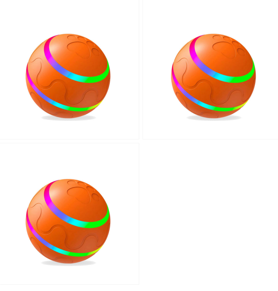 USB Rechargeable Smart Cat Ball Toy, Self-Rotating Interactive Play