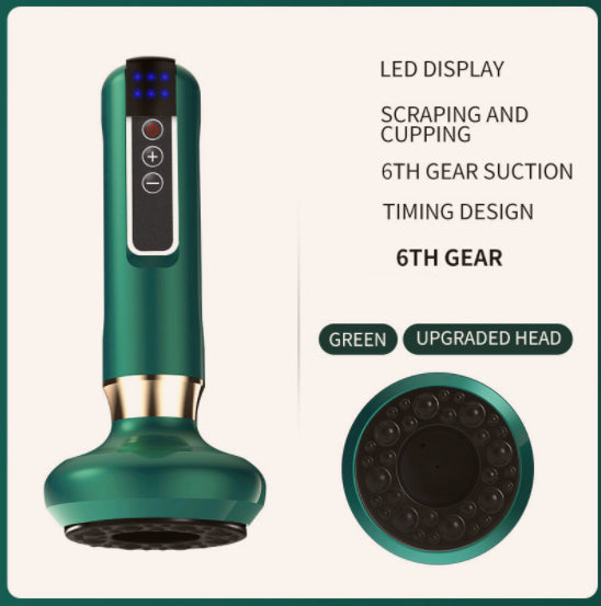 Electric Vacuum Cupping Massager with Gua Sha Suction for the Body
