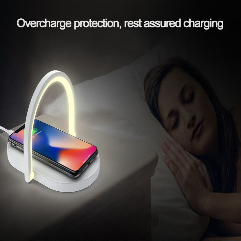 3-in-1 Foldable Wireless Charger Night Light and Reading Lamp