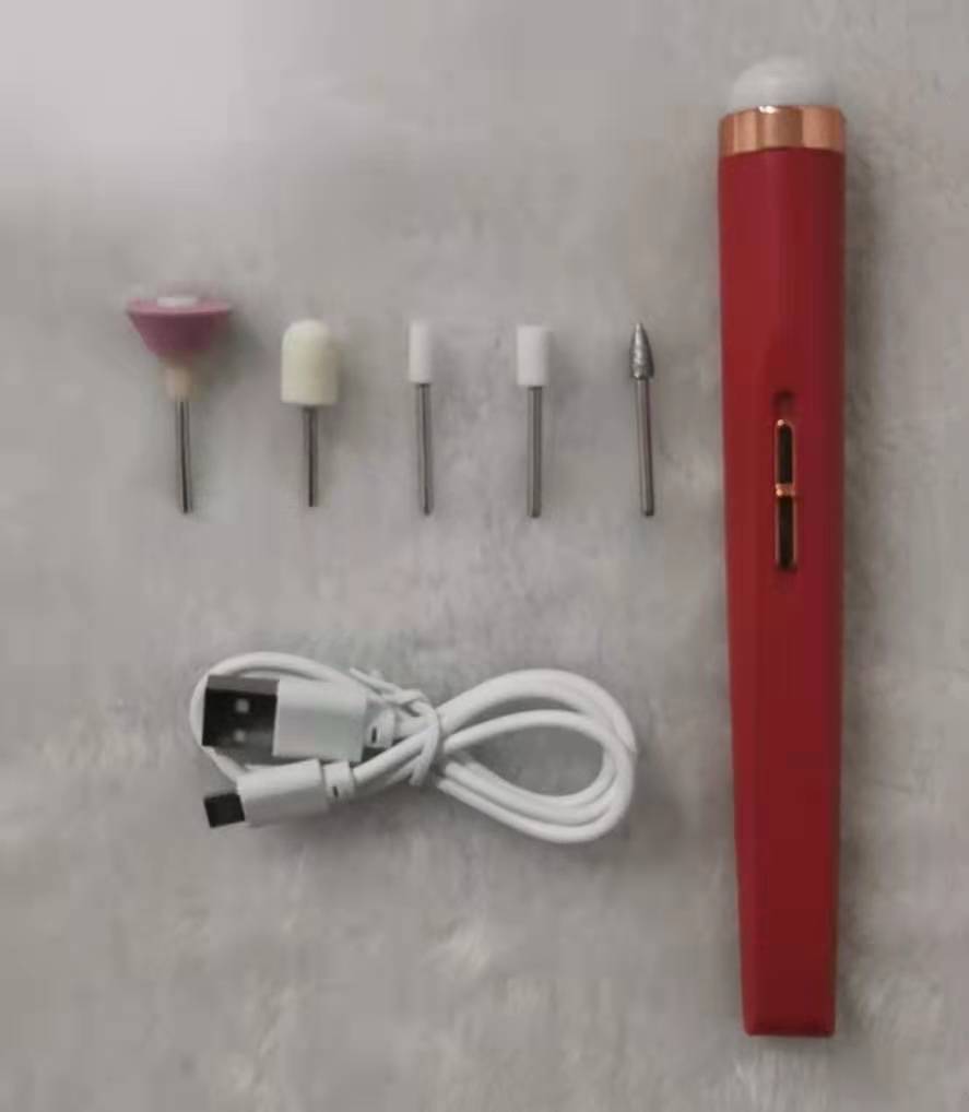 5-in-1 Cordless Electric Nail Drill Set with LED Light