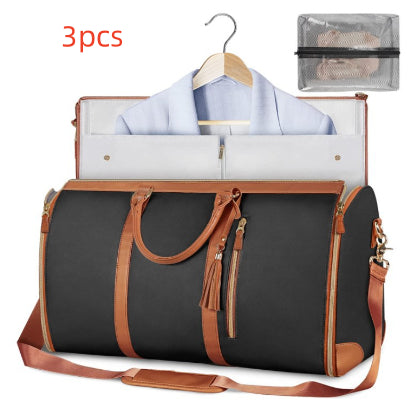 Large Capacity Foldable Travel Duffle Bag, Waterproof Tote