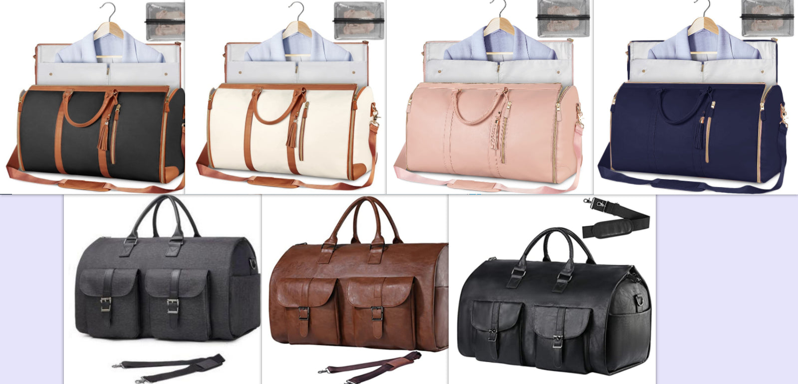 Large Capacity Foldable Travel Duffle Bag, Waterproof Tote