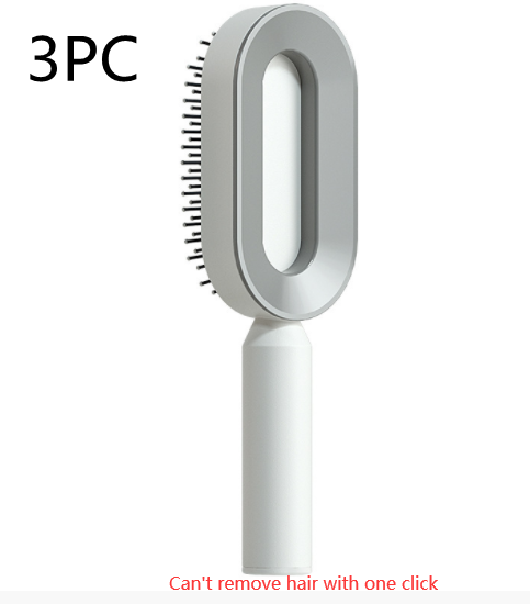 Self-Cleaning Airbag Hair Brush With Scalp Massage, Anti-Static