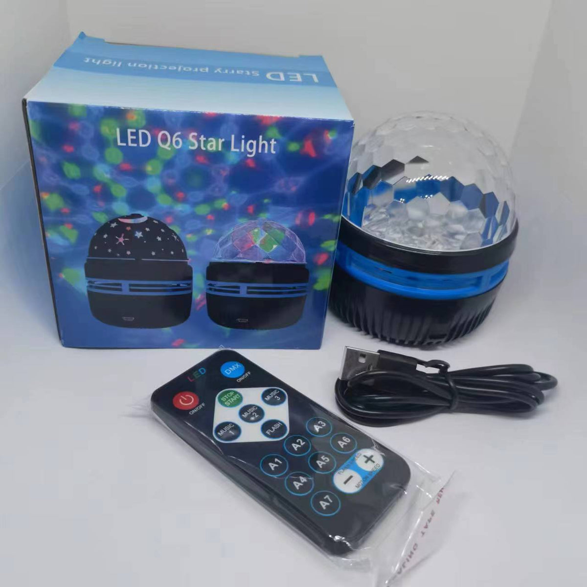 LED Star Galaxy Projector Lamp with Rotating Magic Ball Lights
