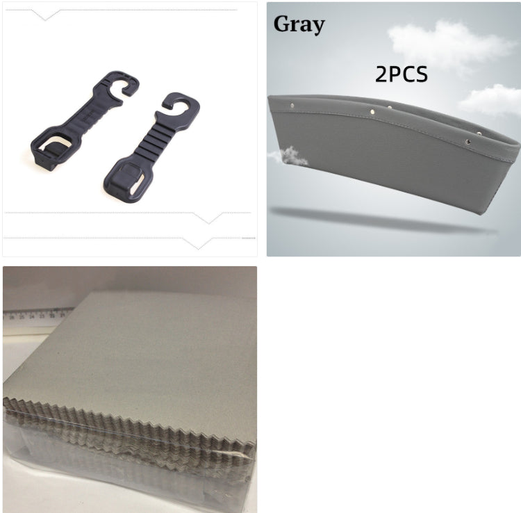 PU Leather Car Seat Gap Organiser Box for Phones, Keys and Cards