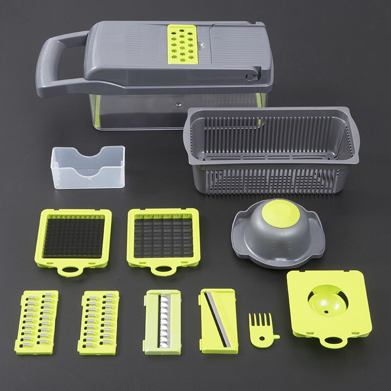 Multifunctional Vegetable Cutter and Spiraliser for Home Kitchens